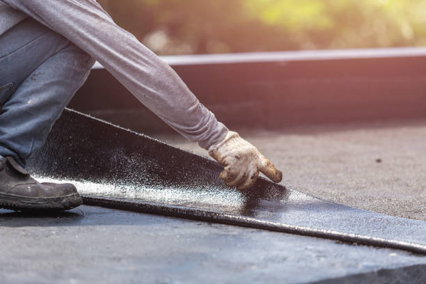 Professional Waterproofing technician working in Centerville, OH